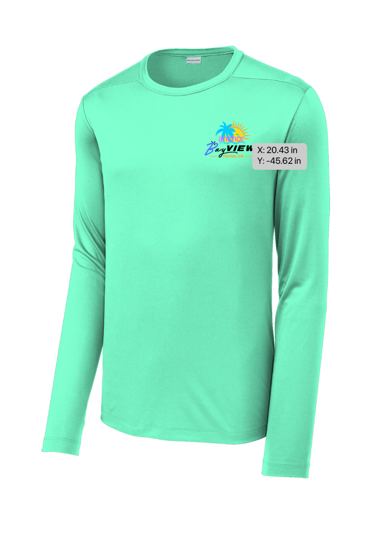 BayView Pickleball Club UV Performance Long Sleeve