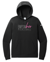 Empowher Pickleball Club Fleece Sleeve Swoosh Pullover Hoodie
