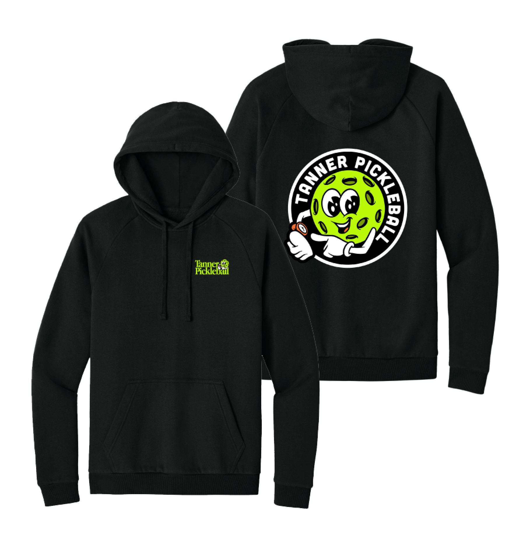 Tanner Pickleball Time Men's Hooded Sweatshirt
