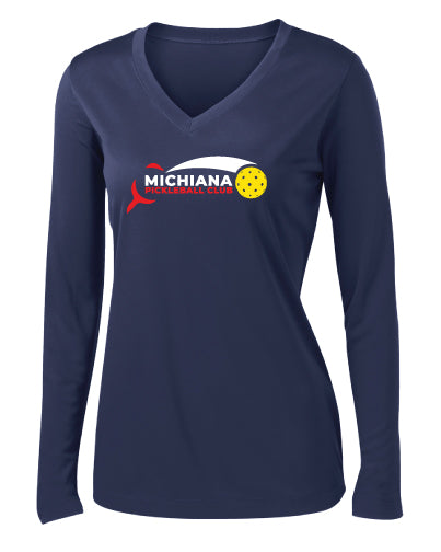Michiana Pickleball Club LS Sport V-Neck