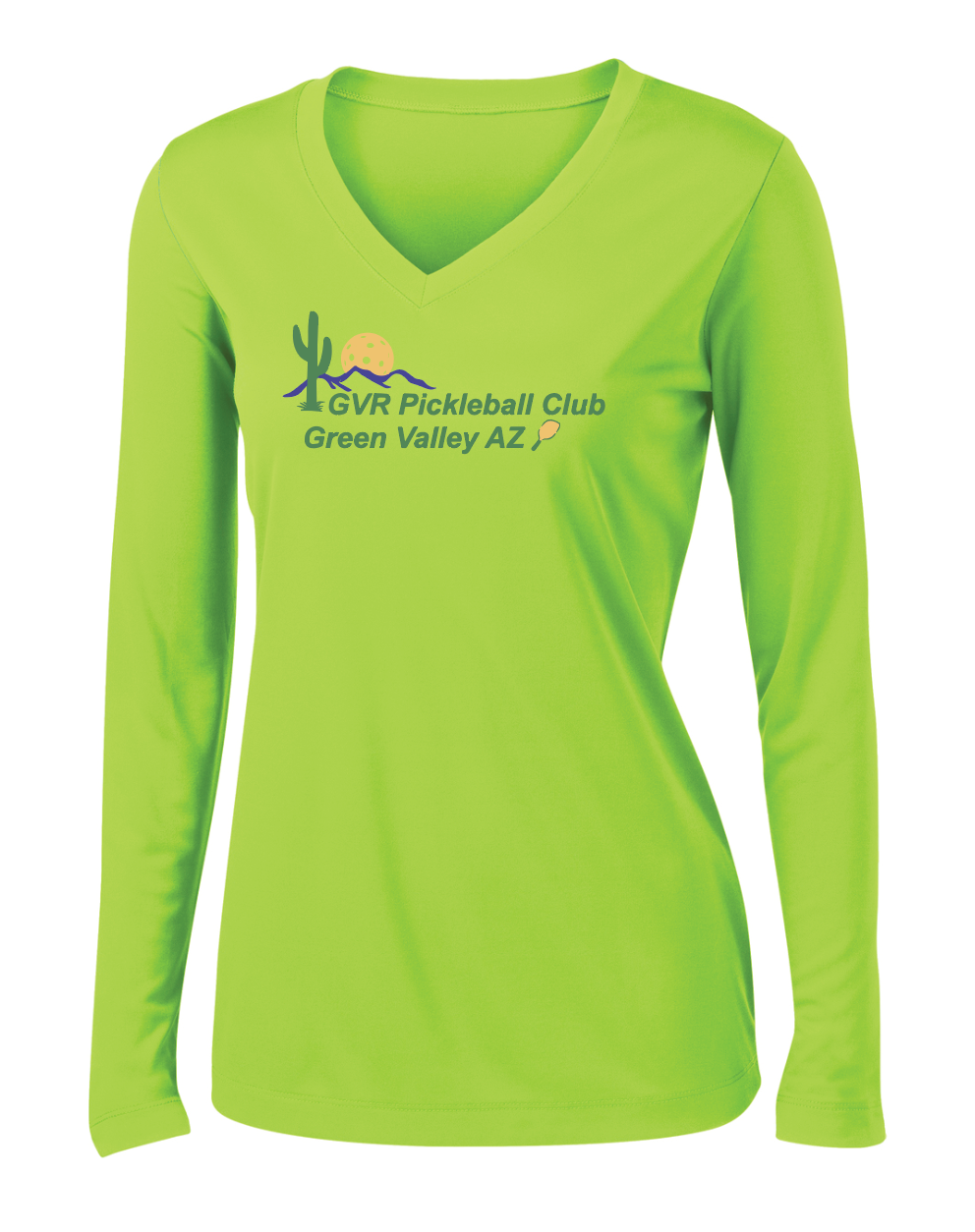 GVR Pickleball LS Sport V-Neck