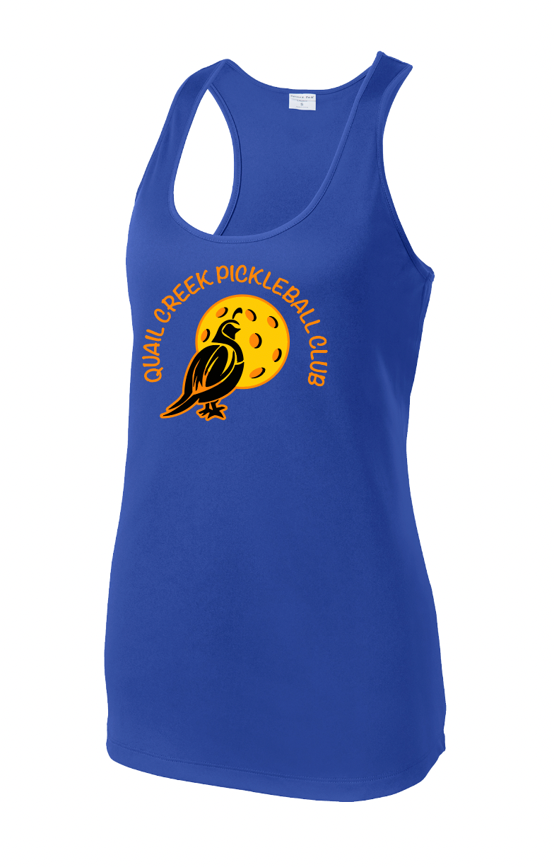 Quail Creek Pickleball Sport Racer Tank