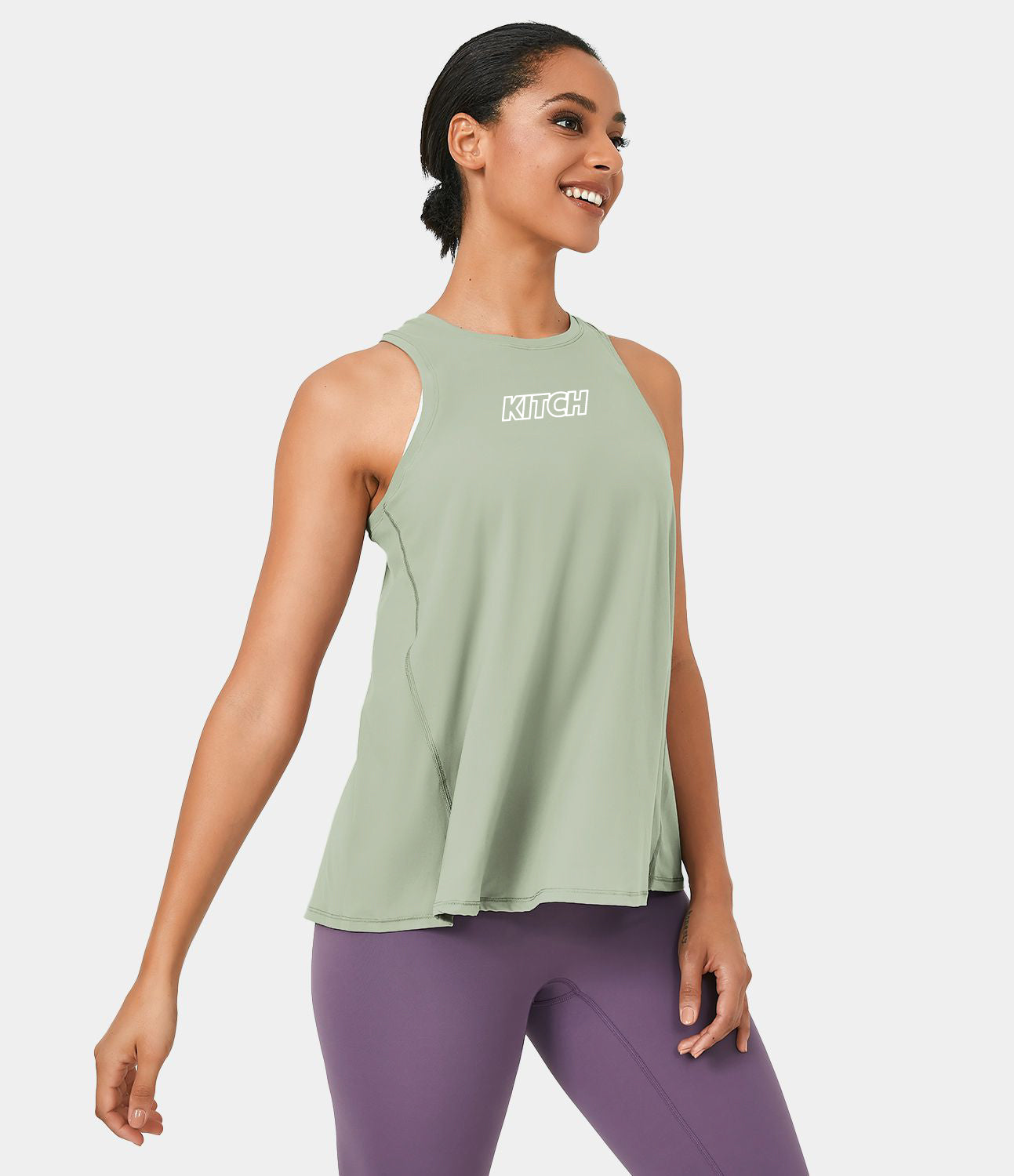 Kitch X Halara Tie Back Sport Tank