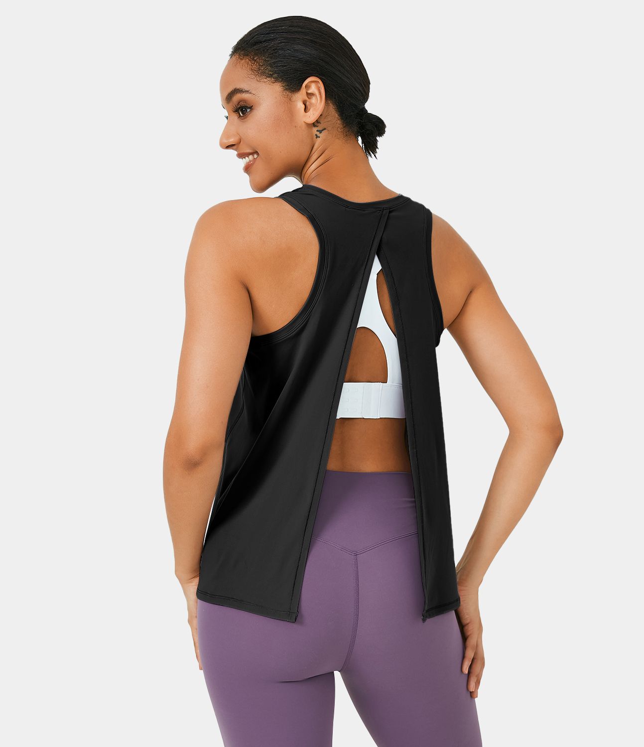 Kitch X Halara Tie Back Sport Tank