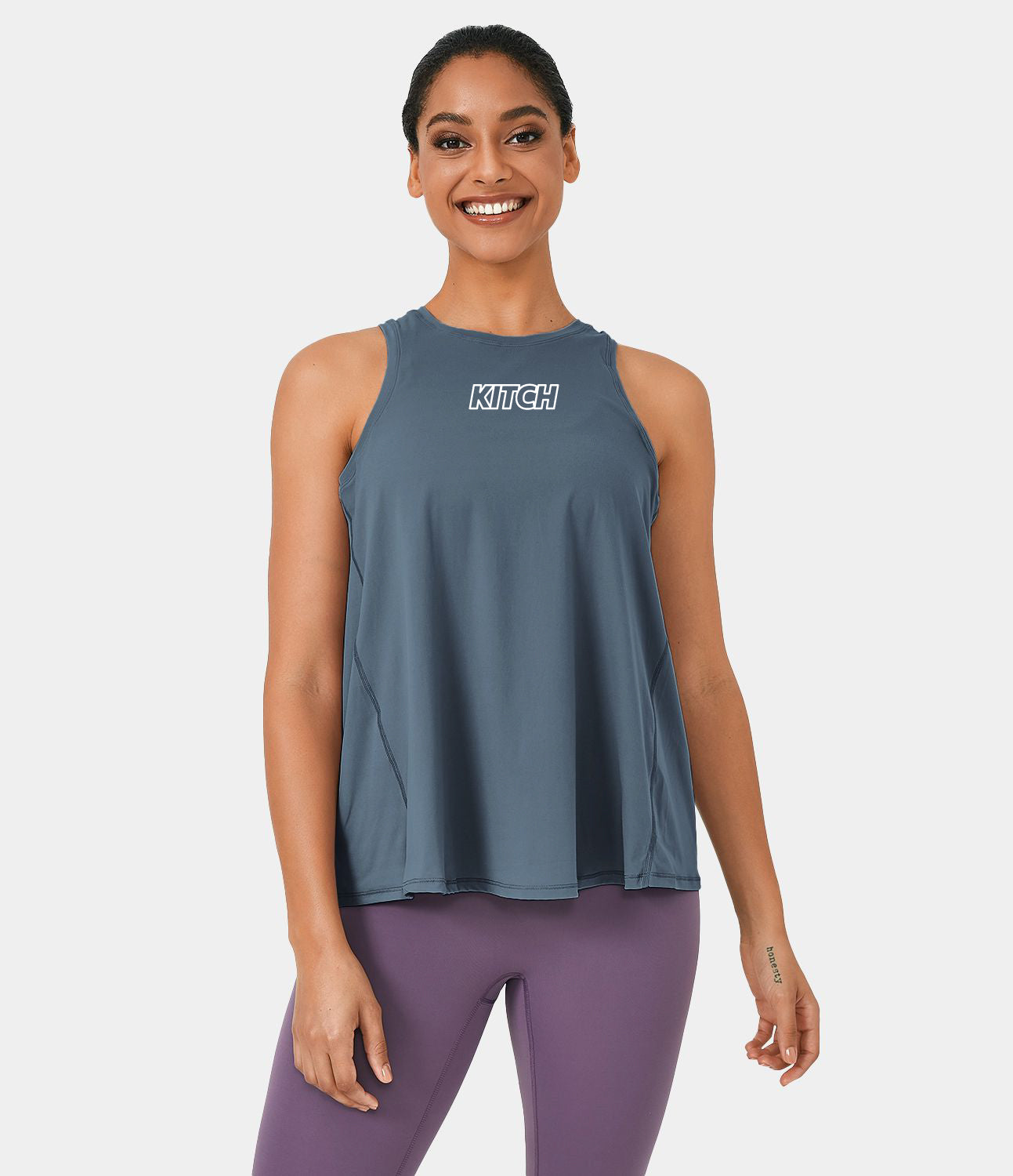 Kitch X Halara Tie Back Sport Tank