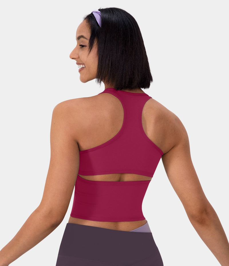 Load image into Gallery viewer, Kitch X Halara Cloudful Cropped Sport Tank
