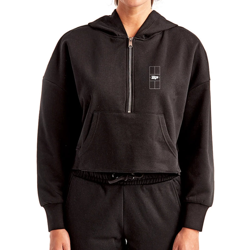 Load image into Gallery viewer, Bodhi Women's Half Zip Hoodie - Court
