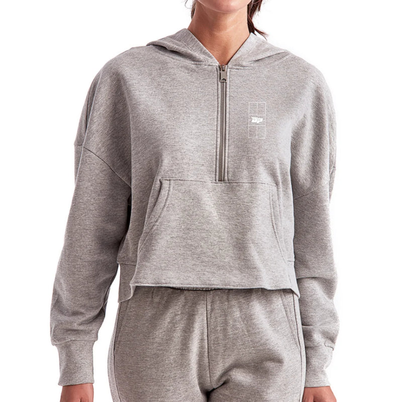 Load image into Gallery viewer, Bodhi Women's Half Zip Hoodie - Court
