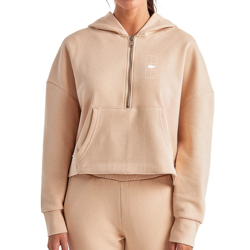 Load image into Gallery viewer, Bodhi Women's Half Zip Hoodie - Court
