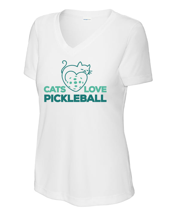 For the Love of Cats Women's V-Neck