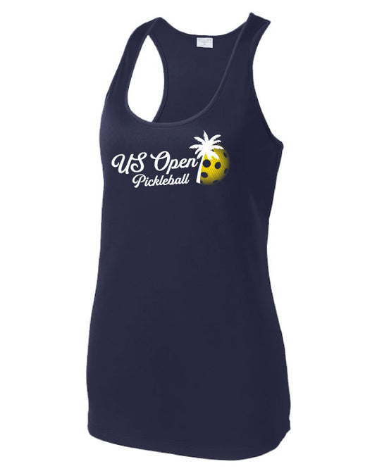US Open Pickleball Palm Sport Racer Tank