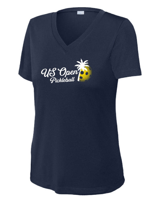US Open Pickleball Palm Sport V-Neck
