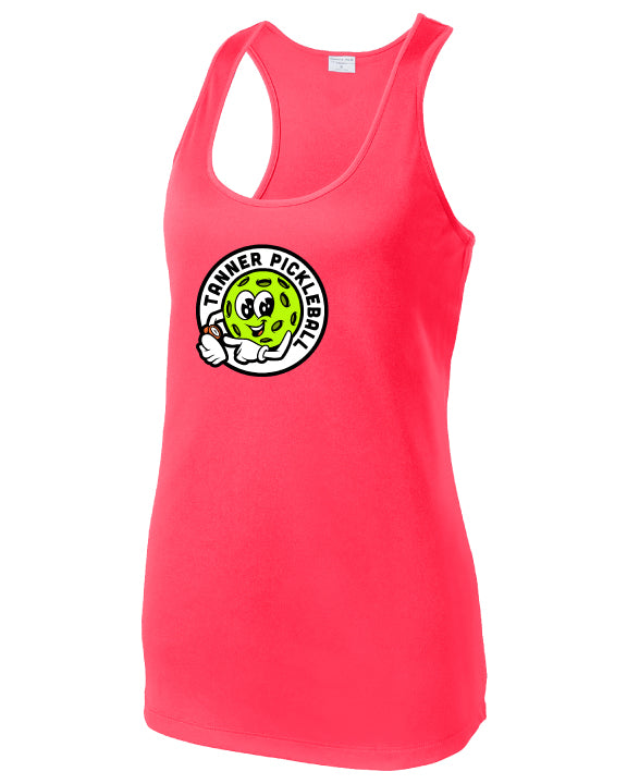 Tanner Pickleball Sport Racer Tank