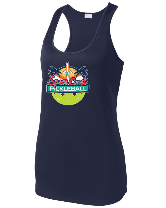 Load image into Gallery viewer, Spacecoast Pickleball Sport Racer Women's Tank
