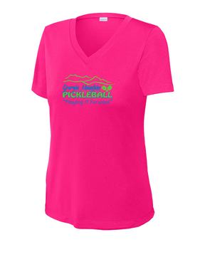 Georgia Mountain Pickleball Sport Women's V-Neck