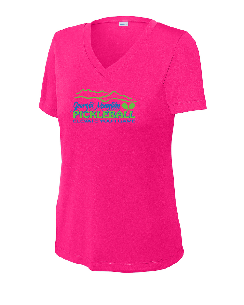 Load image into Gallery viewer, Georgia Mountain Pickleball Sport Women's V-Neck
