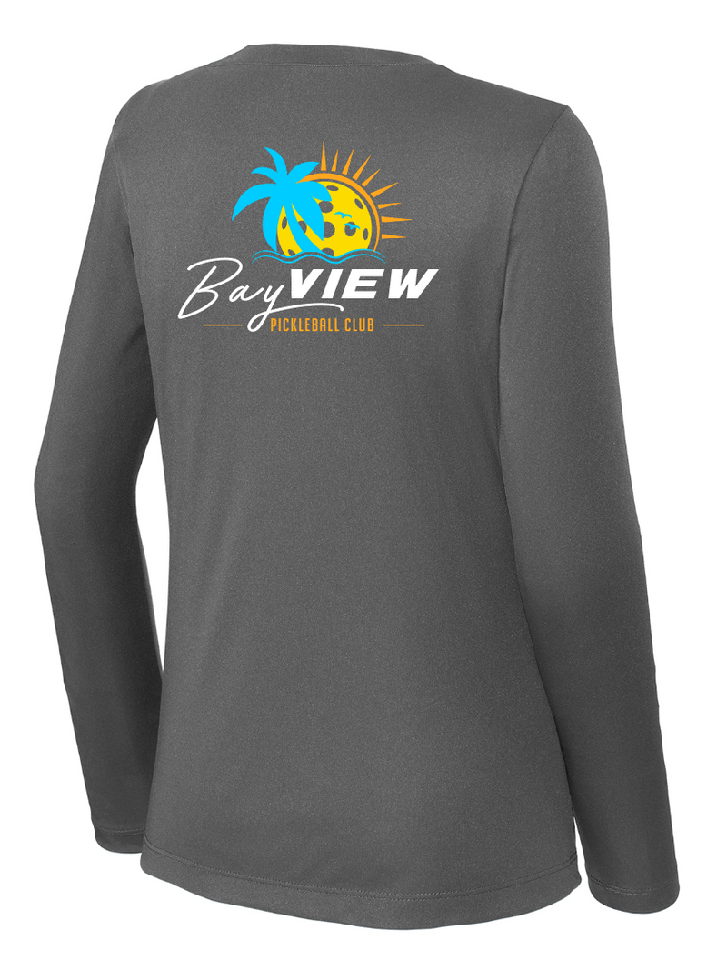 Load image into Gallery viewer, BayView Pickleball Sport Women's V-Neck Long Sleeve

