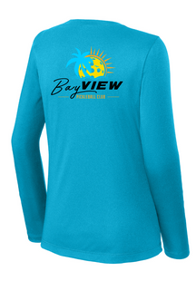 BayView Pickleball Sport Women's V-Neck Long Sleeve