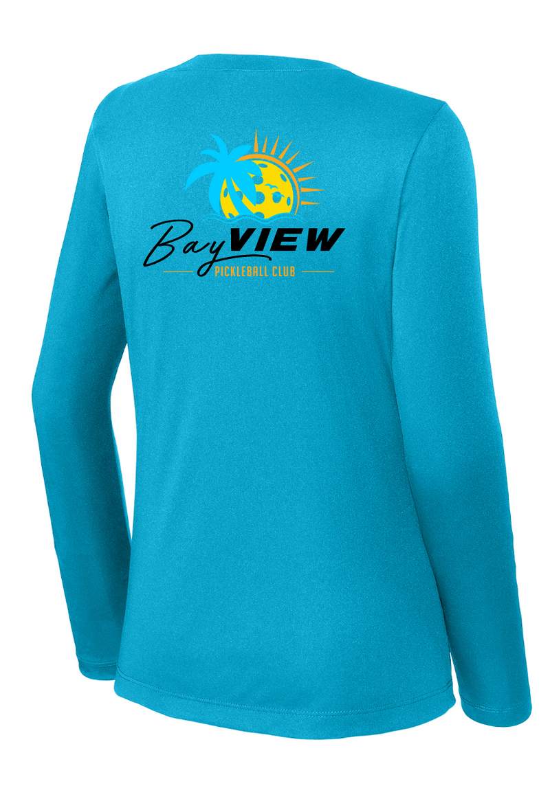 Load image into Gallery viewer, BayView Pickleball Sport Women's V-Neck Long Sleeve
