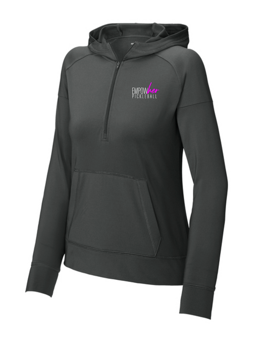Empowher Pickleball Women's Sport Stretch Half Zip Hoodie