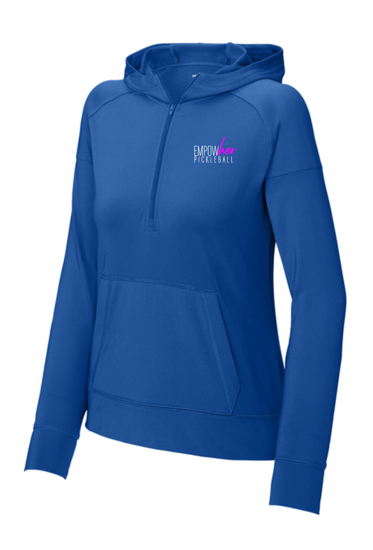 Empowher Pickleball Women's Sport Stretch Half Zip Hoodie
