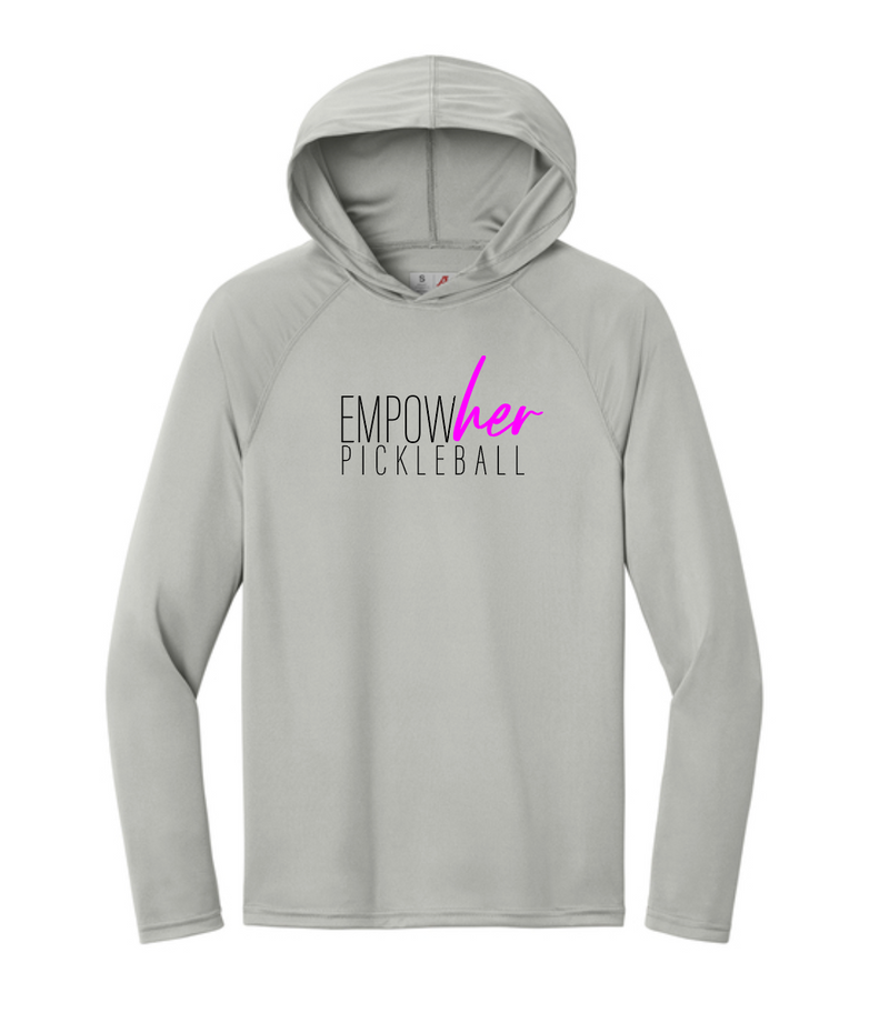 Load image into Gallery viewer, Empowher Pickleball Sport Hooded Long Sleeve
