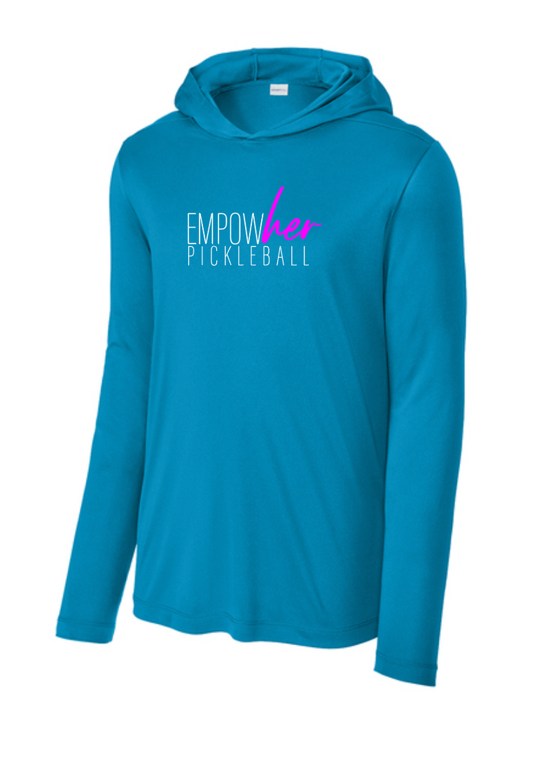 Load image into Gallery viewer, Empowher Pickleball Sport Hooded Long Sleeve
