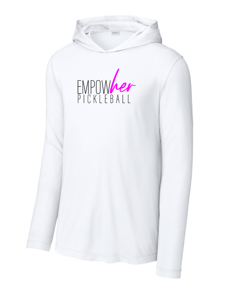 Load image into Gallery viewer, Empowher Pickleball Sport Hooded Long Sleeve
