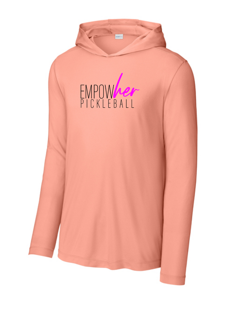 Load image into Gallery viewer, Empowher Pickleball Sport Hooded Long Sleeve

