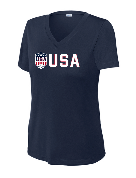 USA World Cup Team Women's Sport V-Neck