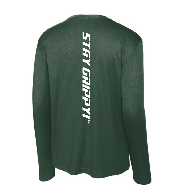 Load image into Gallery viewer, Bodhi Long Sleeve Performance Tee - BP White Logo
