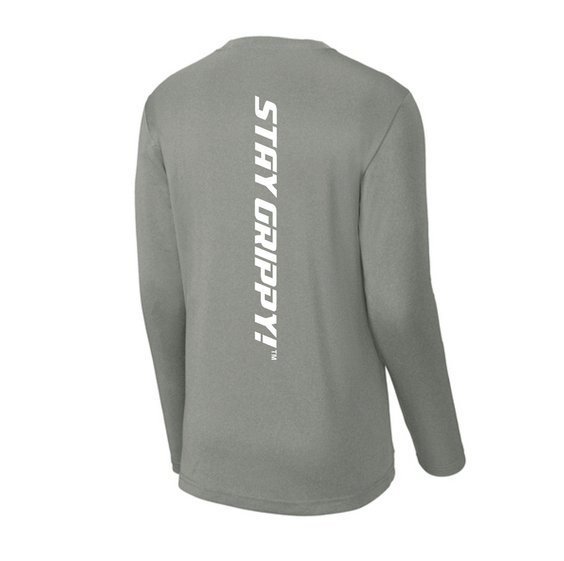 Load image into Gallery viewer, Bodhi Long Sleeve Performance Tee - BP White Logo
