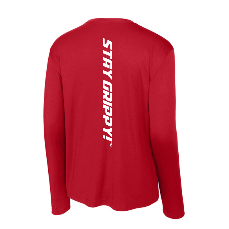 Load image into Gallery viewer, Bodhi Long Sleeve Performance Tee - BP White Logo
