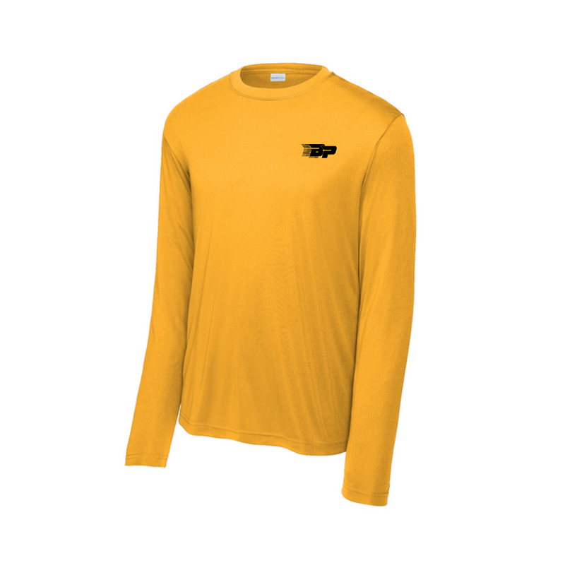 Load image into Gallery viewer, Bodhi Long Sleeve Performance Tee - BP Black Logo
