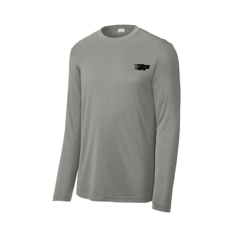 Load image into Gallery viewer, Bodhi Long Sleeve Performance Tee - BP Black Logo
