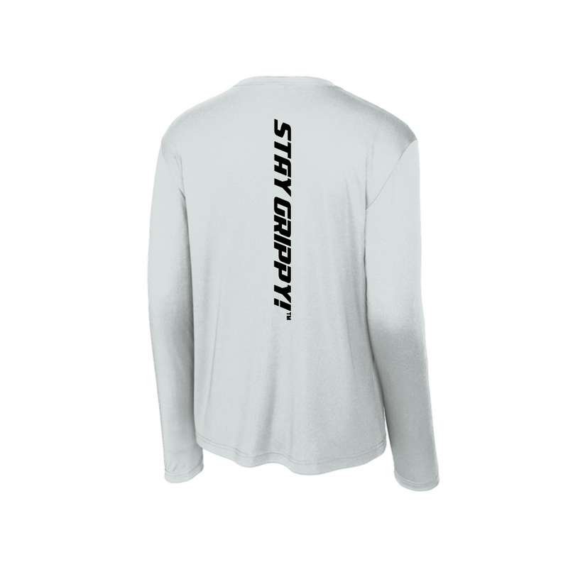 Load image into Gallery viewer, Bodhi Long Sleeve Performance Tee - BP Black Logo
