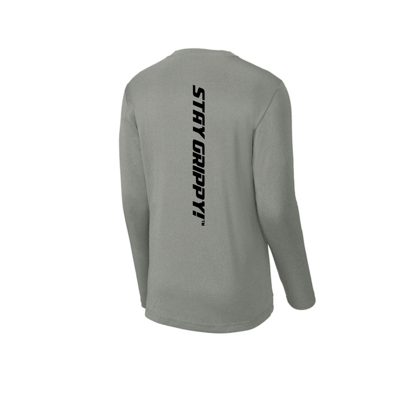 Load image into Gallery viewer, Bodhi Long Sleeve Performance Tee - BP Black Logo
