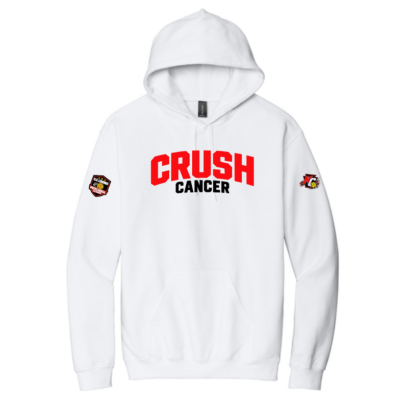Load image into Gallery viewer, Crush Cancer Hooded Sweatshirt
