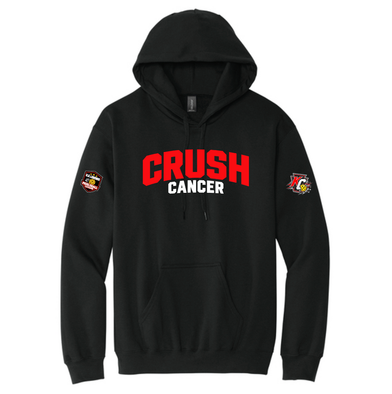 Load image into Gallery viewer, Crush Cancer Hooded Sweatshirt
