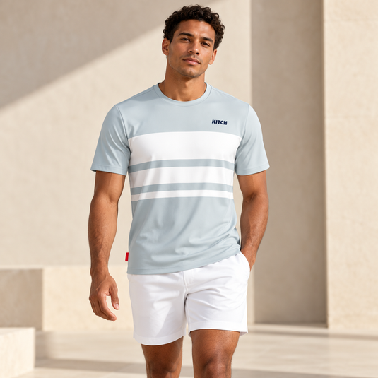 Kitch Power Stripe Performance Core Tee