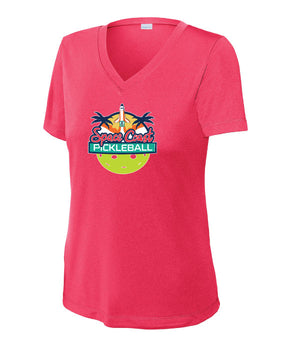 Spacecoast Pickleball Sport Women's V-Neck