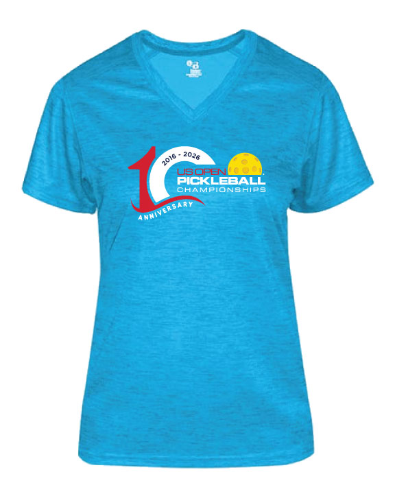 Load image into Gallery viewer, US Open Pickleball Sport Heather V-Neck
