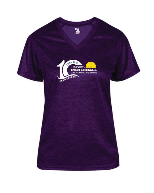 US Open Pickleball Sport Heather V-Neck