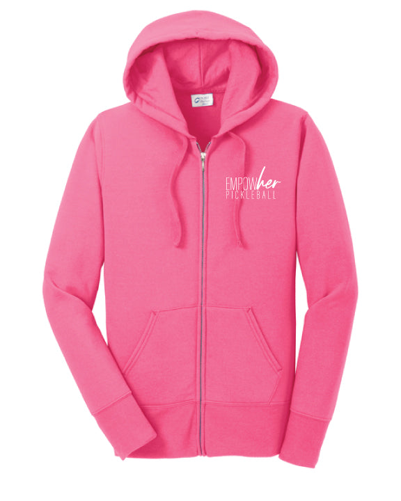 Load image into Gallery viewer, Empowher Pickleball Full Zip Hoodie
