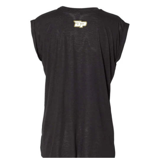 Bodhi Women’s Lifestyle Muscle Tee - PickleMelt Gold