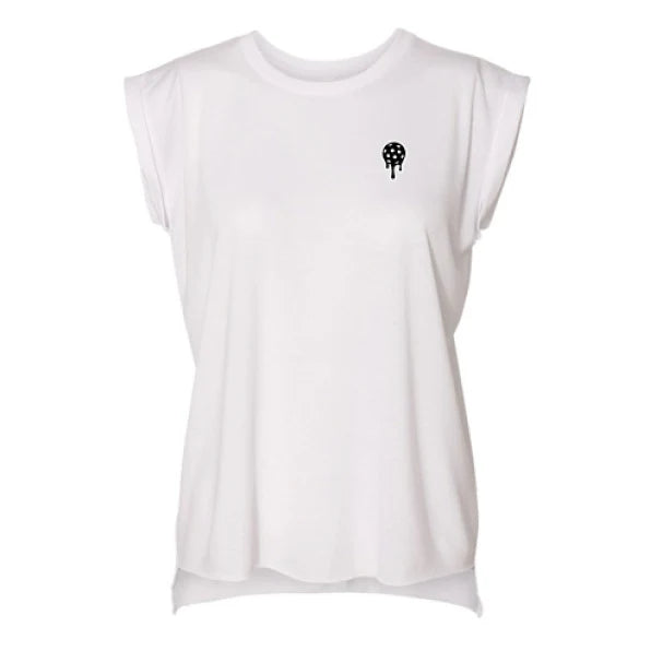 Load image into Gallery viewer, Bodhi Women’s Lifestyle Muscle Tee - PickleMelt Black
