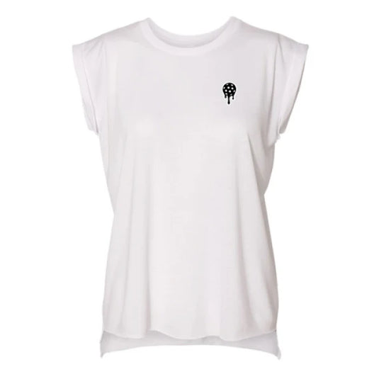 Bodhi Women’s Lifestyle Muscle Tee - PickleMelt Black