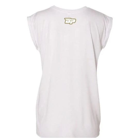 Bodhi Women’s Lifestyle Muscle Tee - PickleMelt Gold