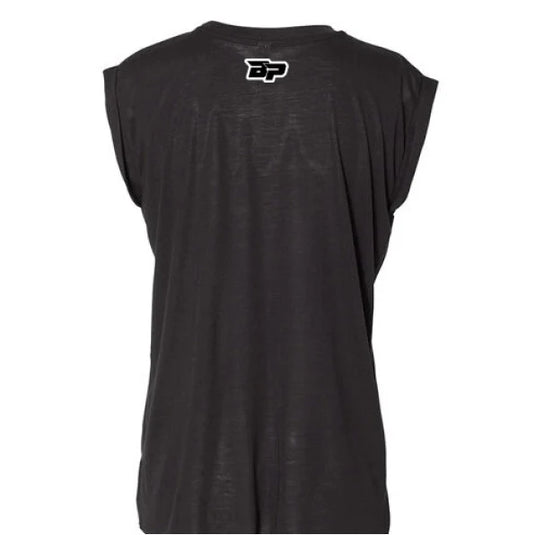Bodhi Women’s Lifestyle Muscle Tee - PickleMelt Black