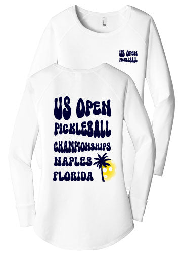 US Open Pickleball Groovy Women's LS Tee